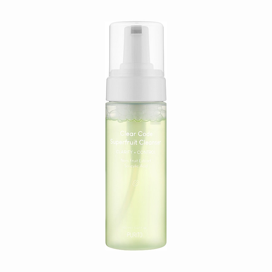 Пінка для глибокого очищення обличчя Purito Clear Code Superfruit Cleanser, 150 мл